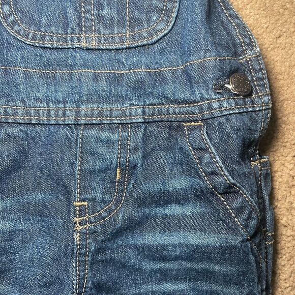 OshKosh B'Gosh 12M Carpenter Overalls Unisex - Picture 4 of 7